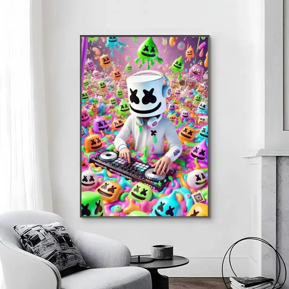 Game-F-F-Fortnites Posters Self Adhesive Waterproof Ideal For Living Room Bedroom Bar Decoration