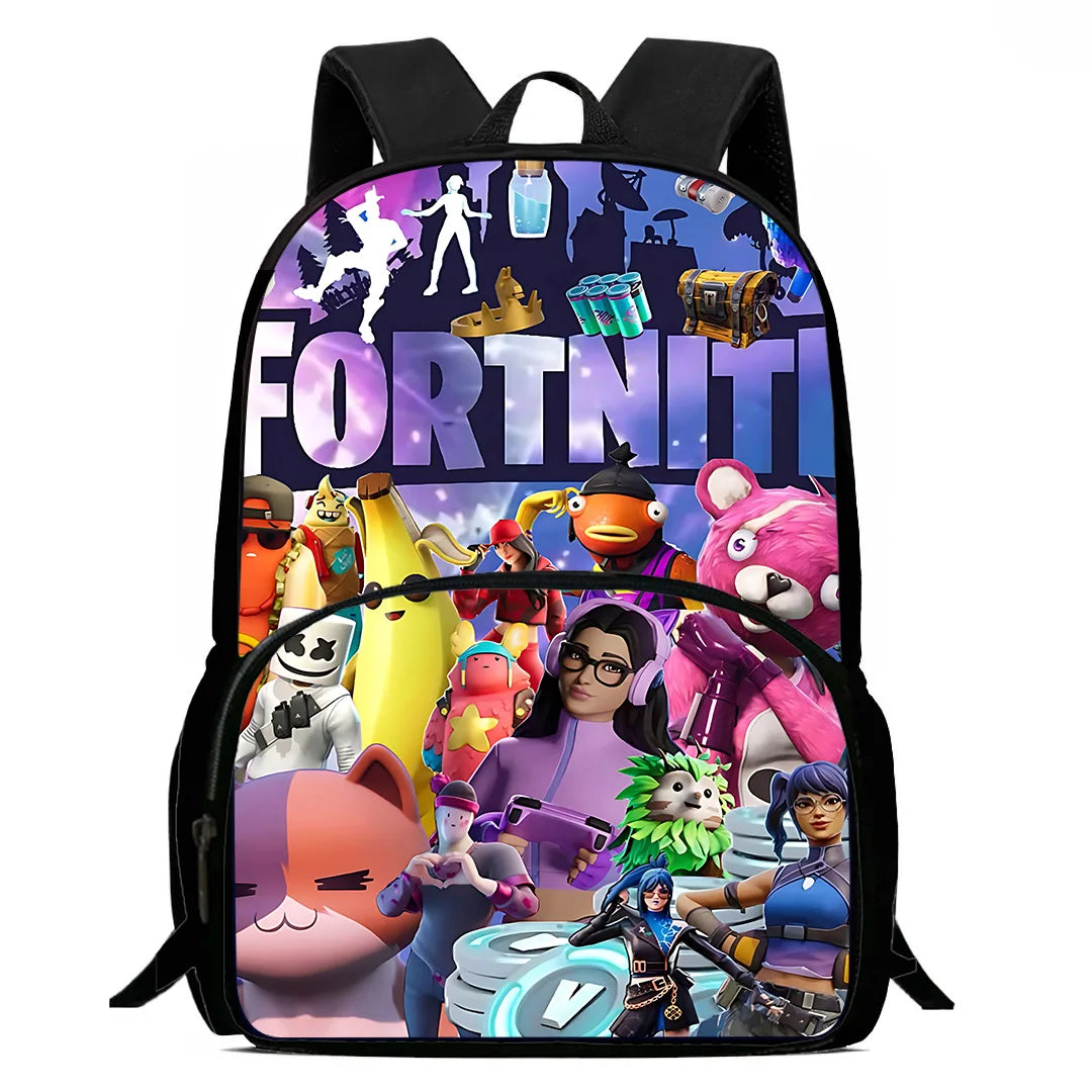 Zaino per bambini Classic Game FortniteS, per ragazzi e ragazze, regalo di compleanno per studenti, borsa scuola per bambini, grande capacità, zaino da campeggio resistente