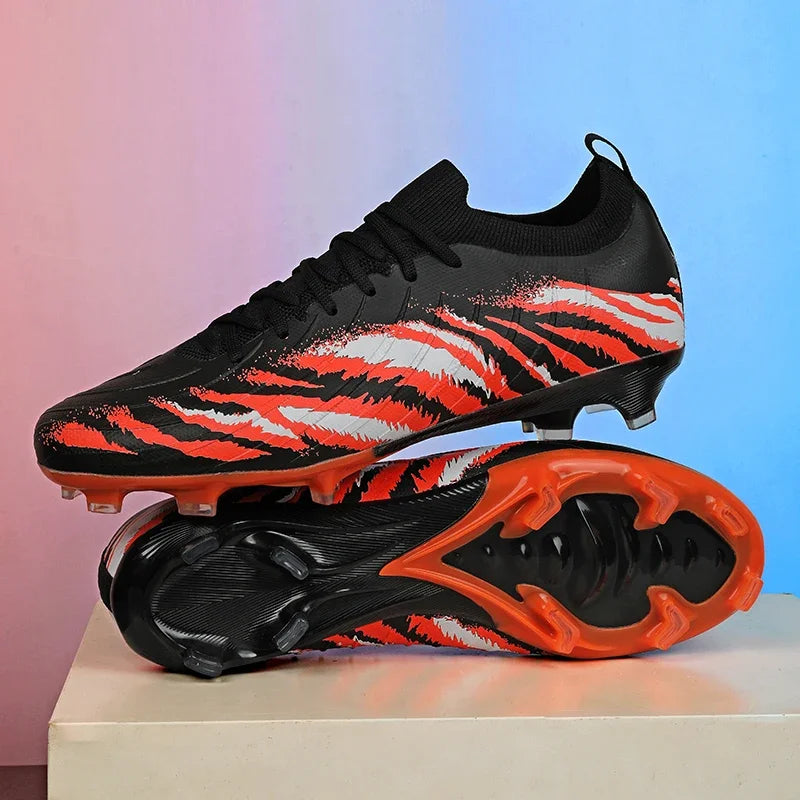 Nuevos zapatos de fútbol unisex para hombre, tacos de fútbol para adultos, ultraligeros, para exterior, deportivos, antideslizantes, cómodos, para césped, de alta calidad