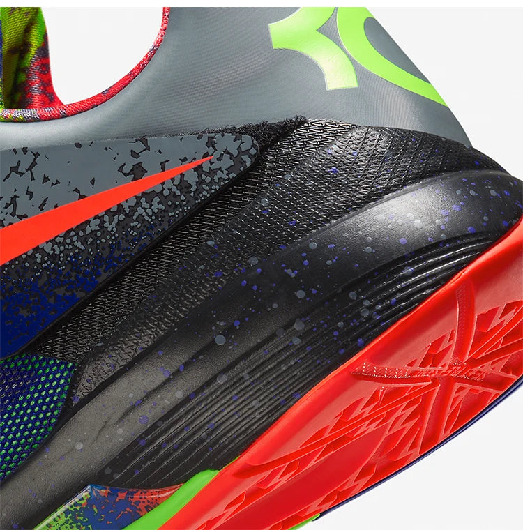 Nike Genuine KD 4 NERF Men's Low Cut Shock-Absorbing Practical Basketball Shoes FQ8180-400