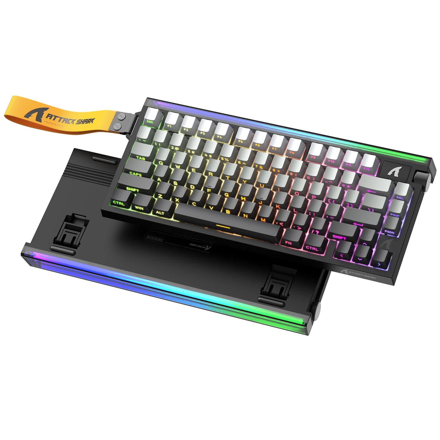 ATTACK SHARK R85 HE 8000Hz RGB Rapid-Trigger-Tastatur, 0.005mm RT-Genauigkeit, kabelgebundene Gaming-Tastatur, magnetischer Hall-Effect-Switch
