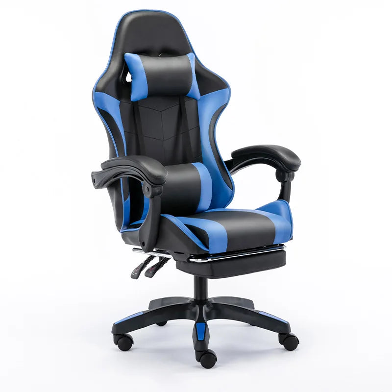 Ergonomic Gaming Office Chair Racing Style Computer Chair with Adjustable Height, Comfortable E-Sports Desk Chair for Home Office, PC Gaming & Work