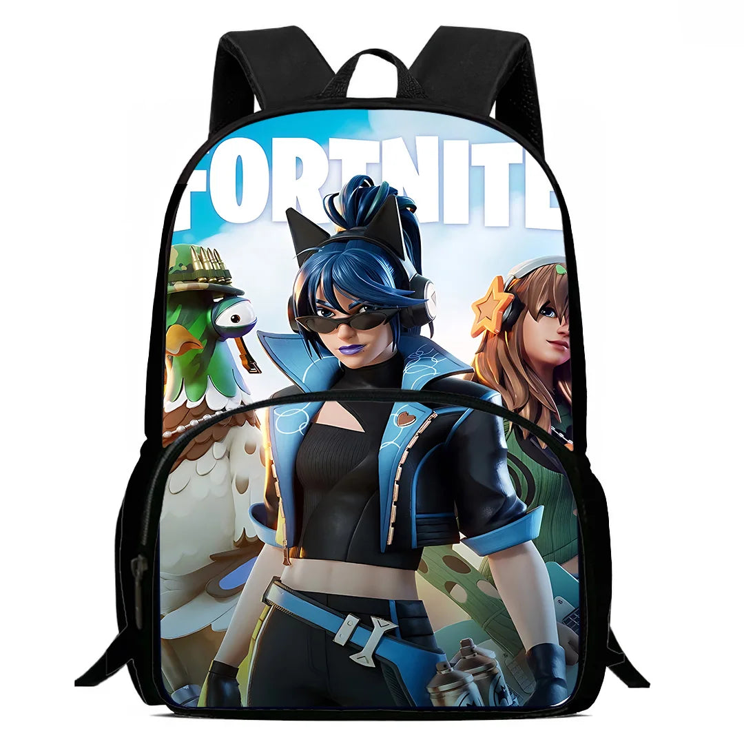 Classic Game Fortnites Kids Backpacks Boys Girls Student Birthday Gift Child School Bags Large Capacity Camping Durable Rucksack