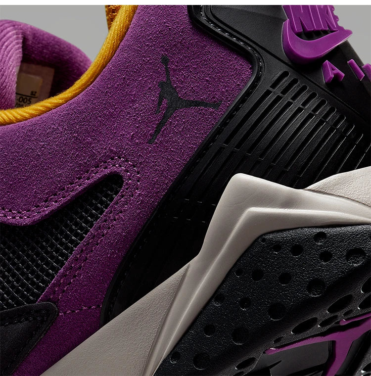Sapatilhas de basquetebol Nike JORDAN genuínas para homem, de cano baixo, com amortecimento de impacto e painéis contrastantes, HQ3950-005