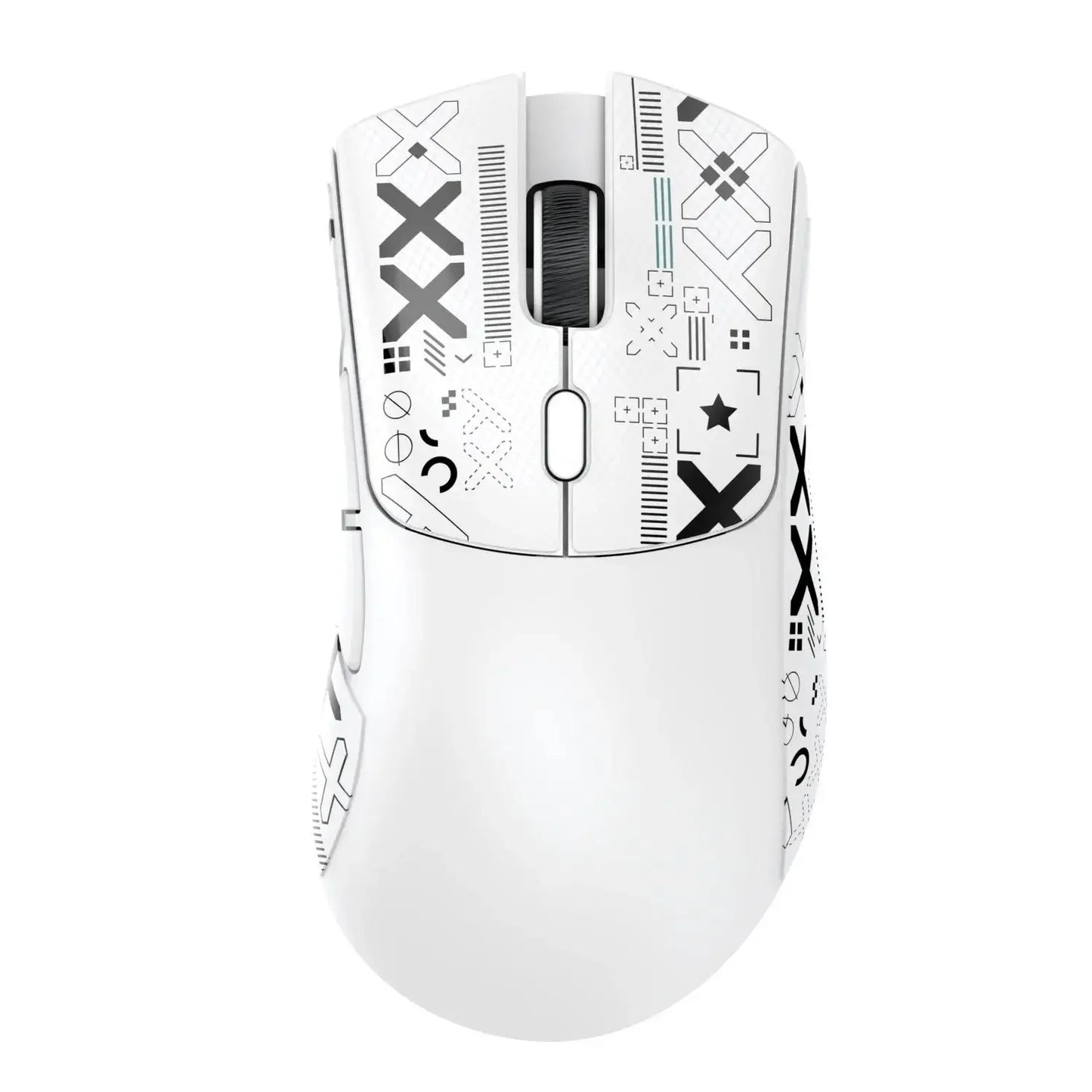 Attack Shark R1 trådlös gamingmus Tri Mode 2.4G Bluetooth trådbunden 18K DPI 1000Hz PAW3311-sensor 59g lätt uppladdningsbar