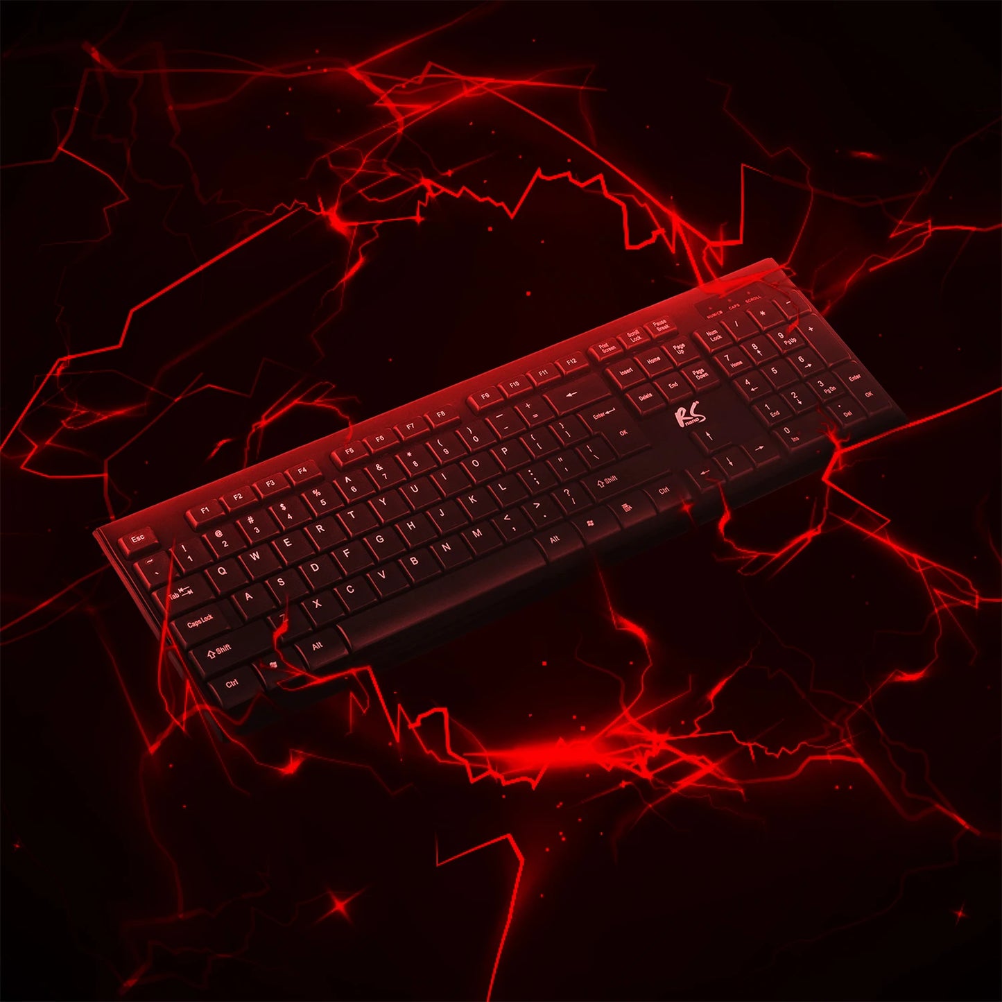 QWERTY NanoRS RS580 wireless keyboard and mouse kit