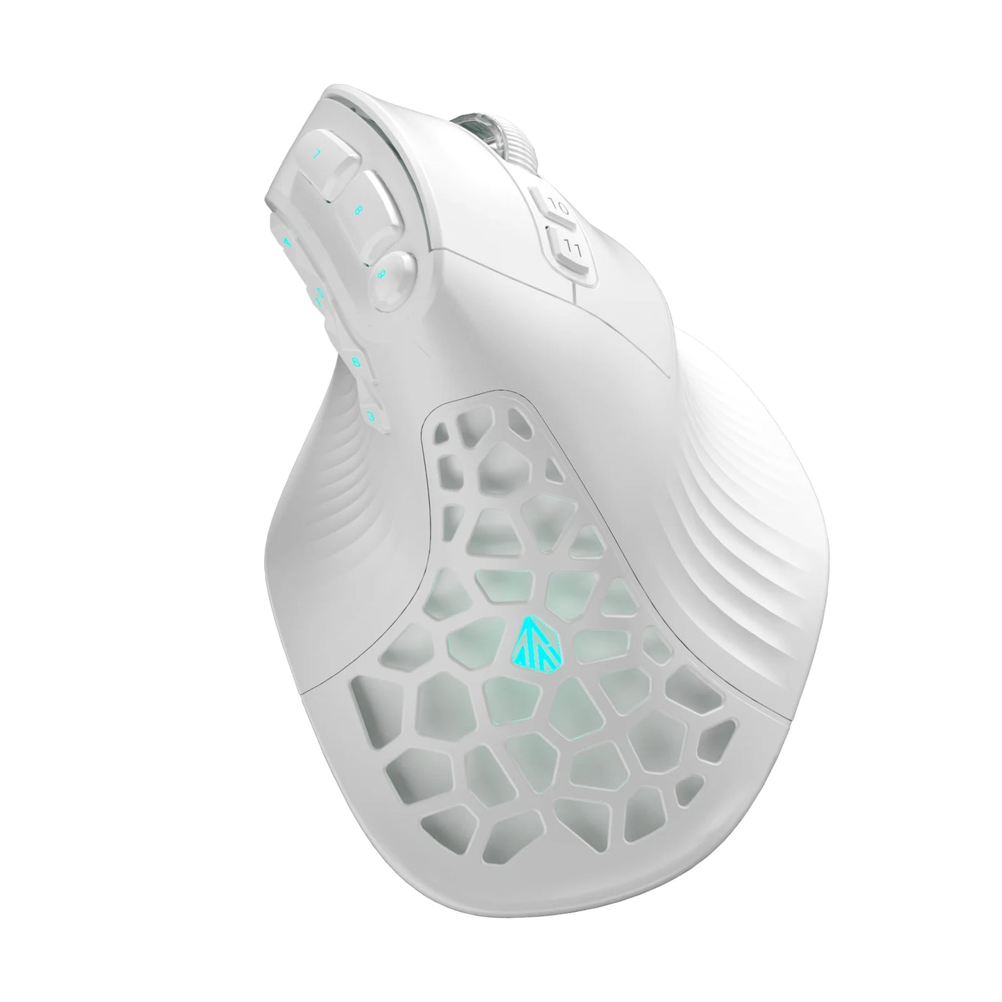 Ratón vertical SOLAKAKA E9 Pro MMO con sensor PAW3395, batería de 1000mAh, agarre vertical de 45°, ratón ergonómico gaming 8k