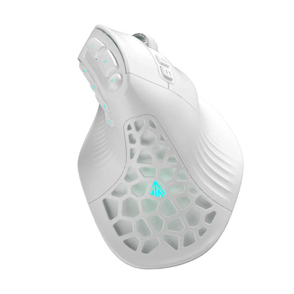 Ratón vertical SOLAKAKA E9 Pro MMO con sensor PAW3395, batería de 1000mAh, agarre vertical de 45°, ratón ergonómico gaming 8k