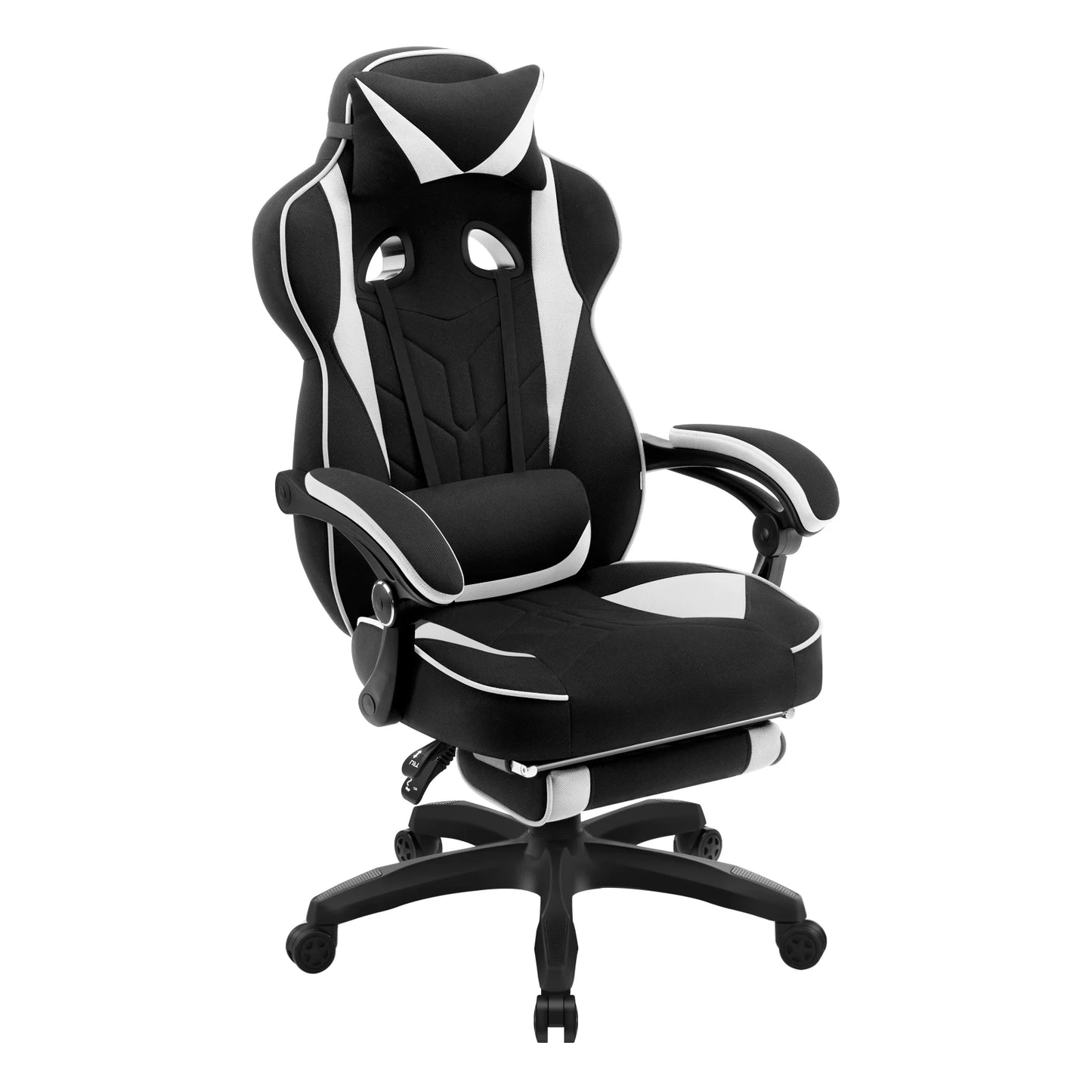 WOLTU Executive Office Chair Breathable Gaming Chair Ergonomic Gamer Computer Chair with Lumbar Cushion Headrest Footrest