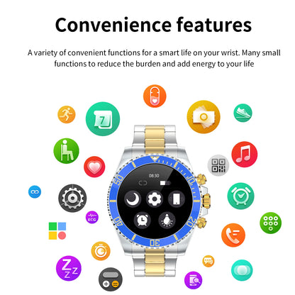 Aiweile AW12 Pro Men Smart Watch For Android IPhone Xiaomi, Sports Modes, Wireless Bluetooth Call ( Answering), Gift For Friends