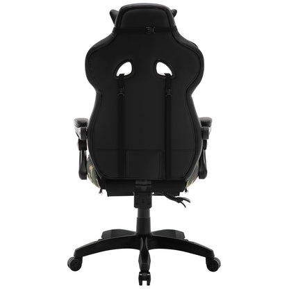 WOLTU Gaming Racing Chair Ergonomic Swivel Computer Chair with Footrest, Lumbar Support, Headrest, Adjustable Gamer Office Chair