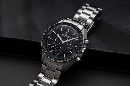 PAGANI DESIGN 2026 New Mens Watches Panda Moon Watch Luxury Quartz Watch For Men Automatic Date Sport Chronograph Wristwatch Men