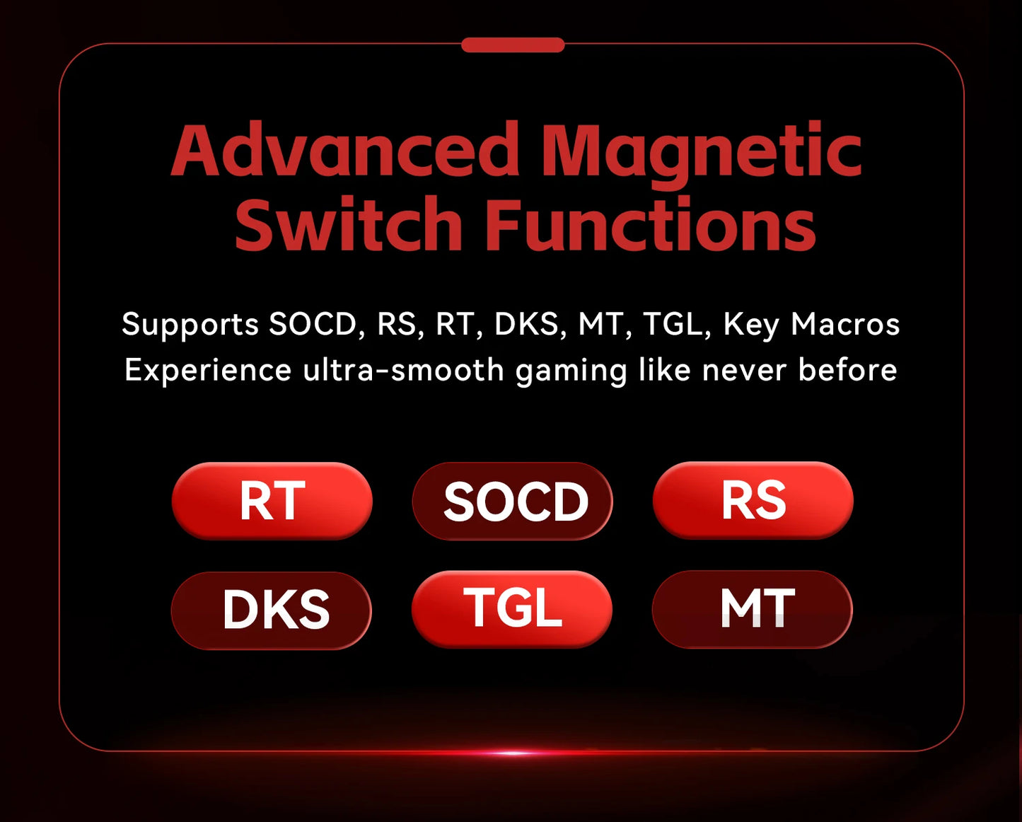 Tastiera meccanica FGG MADLIONS MAD 60/68 Pro con switch magnetici, cablata, 68% gaming, Rapid Trigger, RGB, tastiere custom