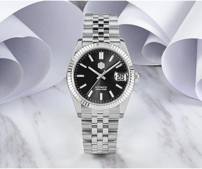 San Martin 36.5mm Men's Dress Watch Top Brand Luxury Automatic Mechanical Fashion Couples Watches Sapphire Waterproof 100m BGW9