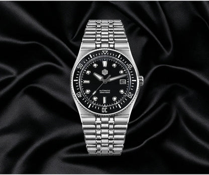San Martin 37.5mm 40mm Classic Simple Dial Men Diver Watch Miyota 9015 Luxury Automatic Mechanical Watch Waterproof 200m SN0148