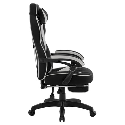 WOLTU Executive Office Chair Breathable Gaming Chair Ergonomic Gamer Computer Chair with Lumbar Cushion Headrest Footrest
