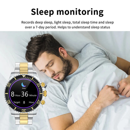 Aiweile AW12 Pro Men Smart Watch For Android IPhone Xiaomi, Sports Modes, Wireless Bluetooth Call ( Answering), Gift For Friends
