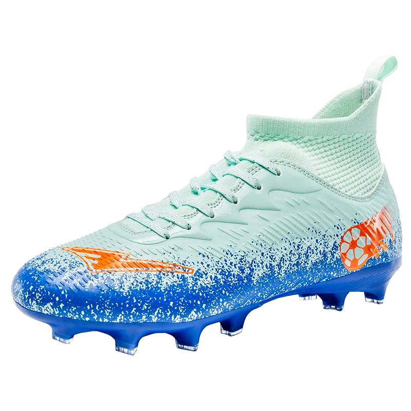Pro Performance HighCut Soccer Boots FG Long Studs Breathable Lightweight Cleats for Outdoor Grass Matches and Daily Training