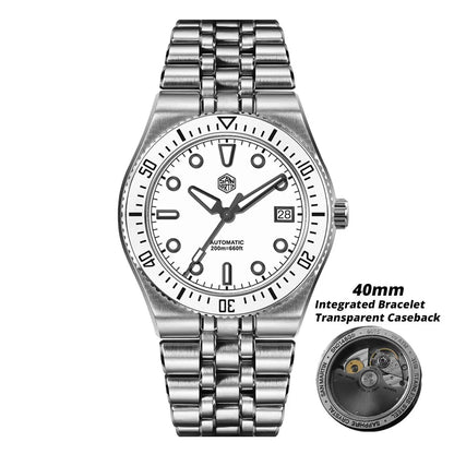 San Martin 37.5mm 40mm Classic Simple Dial Men Diver Watch Miyota 9015 Luxury Automatic Mechanical Watch Waterproof 200m SN0148