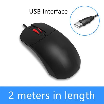 LINDO ZONE asztali számítógéphez vezetékes USB PS/2 ultra hosszú egér 2M/3M kábellel, 200CM/300CM, notebookhoz is, hosszabbított vezetékes egér