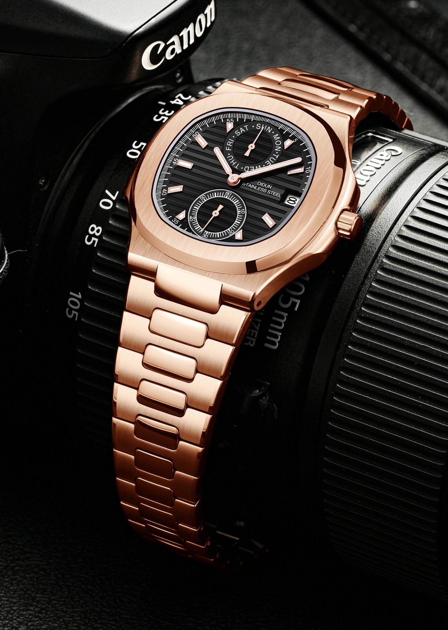 Men Watches TOP Luxury Brand Chronograph Sports Clock Men Quartz Stainless Steel Watch Male Business Wristwatch Waterproof