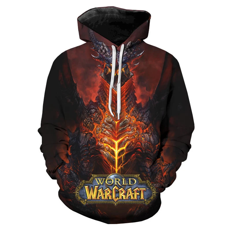 2021 Spring Autumn 3D Printed Hoodies World of Warcraft Tauren Sweatshirts Men Women Children Cool Boy Girl Kids Pullover Hoodie