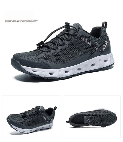 TaoBo 2024 Big Size 46 Men Upstream Quick Drying Sports Footwear Woman Aqua Shoes Quick Lace-Up Climbing Trekking Sneakers