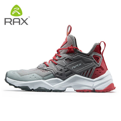 Chaussures de course RAX pour hommes et femmes – Chaussures de sport d'extérieur – Baskets légères et respirantes – Tige en maille aérée – Semelle extérieure antidérapante en caoutchouc naturel
