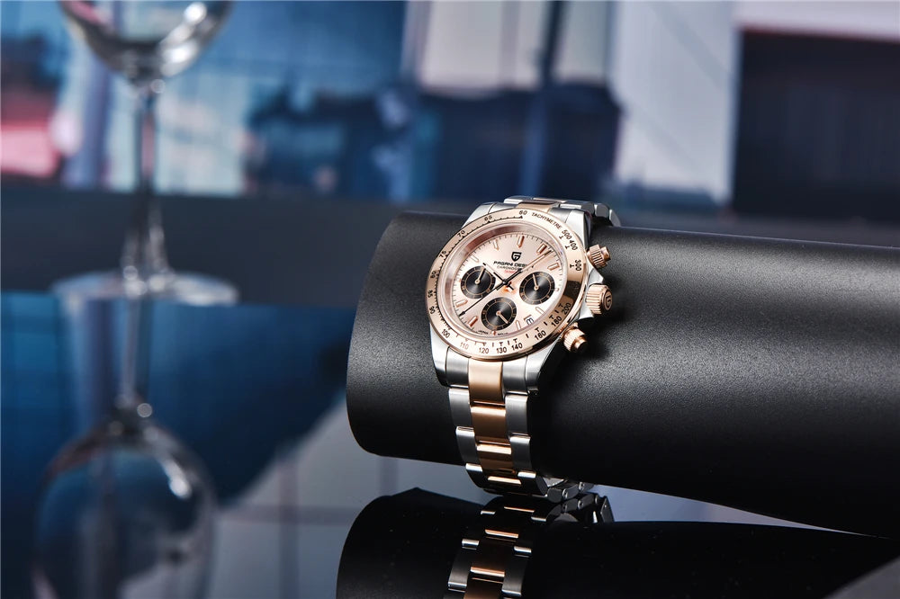 2026 New PAGANI DESIGN Mens Quartz Watches Top Brand Luxury Business Watch For Men Stainless Steel Waterproof Chronograph Clock
