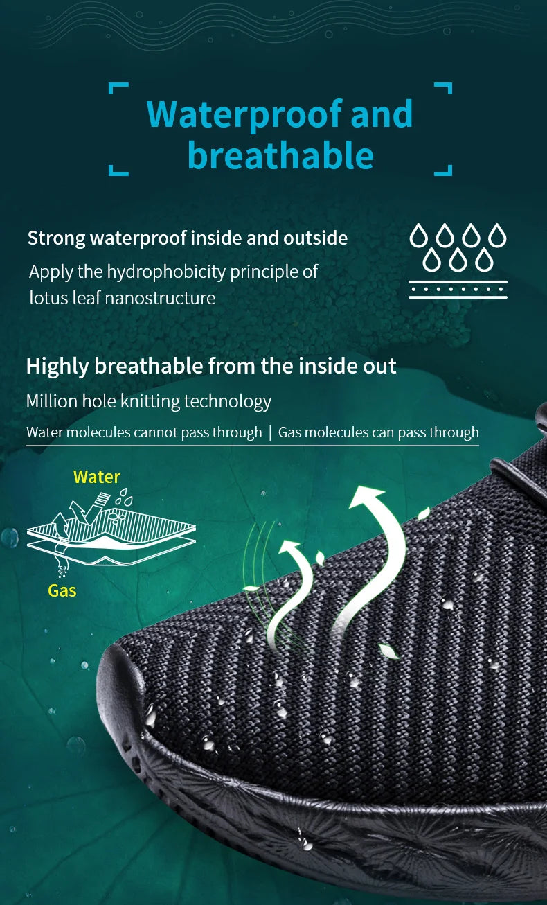 ONEMIX Waterproof Running Shoes for Men Breathable Light Women Training Walking Sneakers Outdoor Trekking Slip-on Sports Shoes