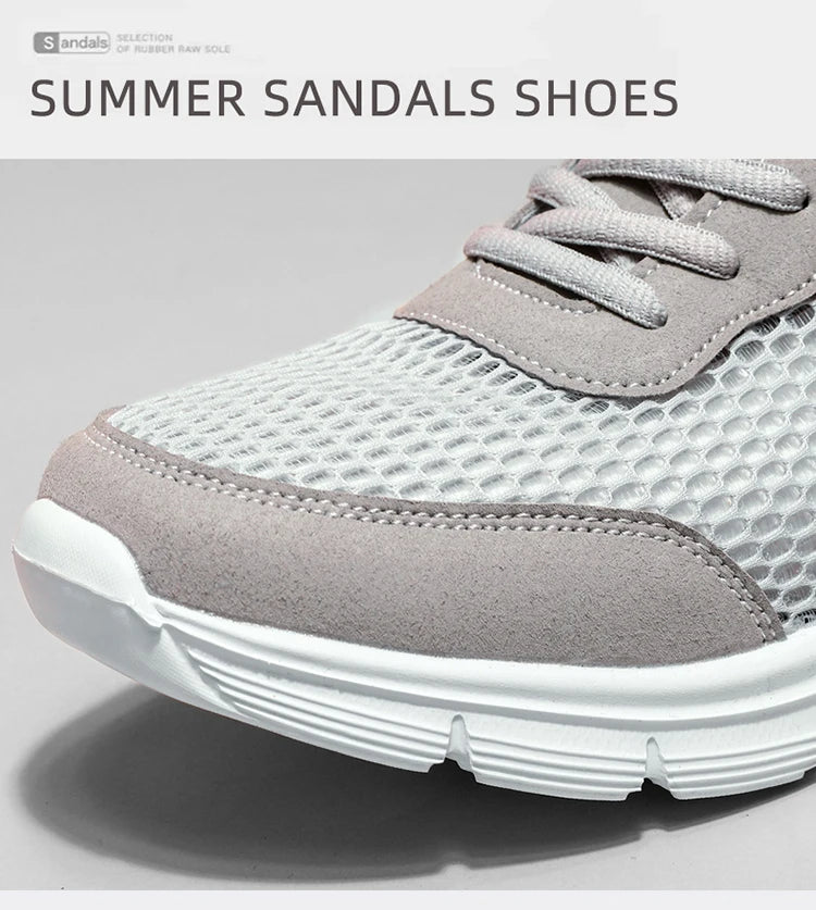 Men Aqua Shoes Outdoor Breathable Beach Shoes Lightweight Quick-Drying Wading Shoes Sport Water Camping Sneakers Shoes