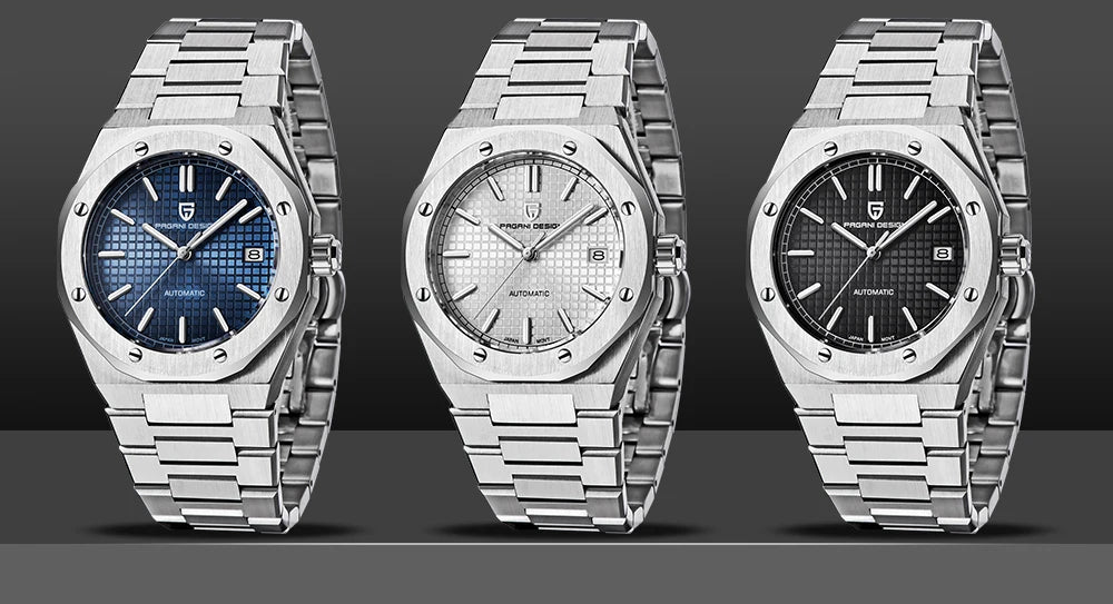 PAGANI DESIGN 2026 Top Brand Men Watch 8215 Military Sports Automatic Mechanical Watches Waterproof Stainless Steel reloj hombre