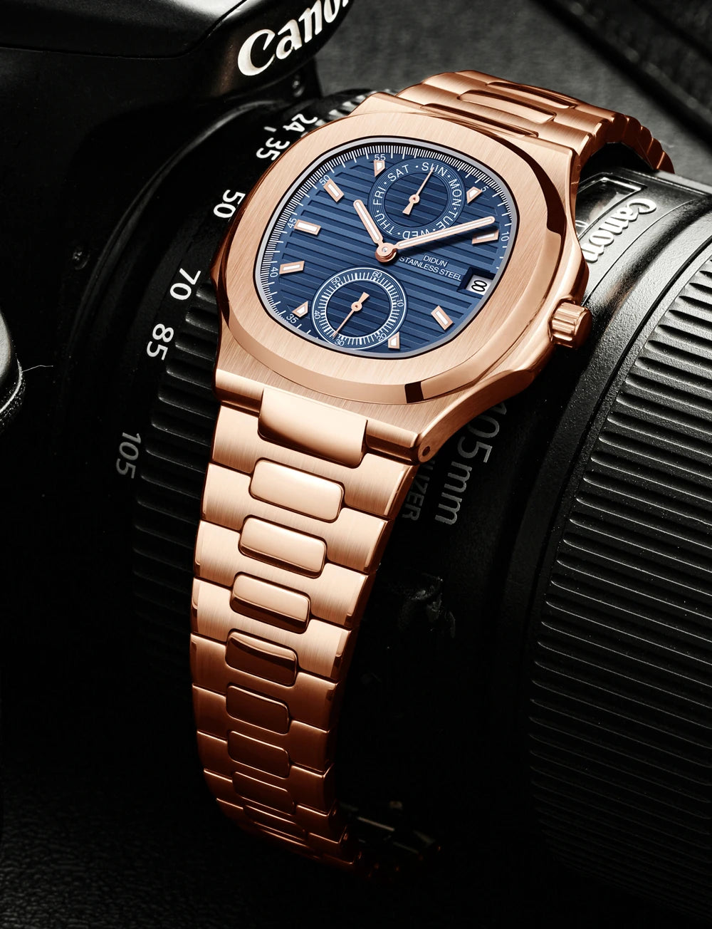 Men Watches TOP Luxury Brand Chronograph Sports Clock Men Quartz Stainless Steel Watch Male Business Wristwatch Waterproof