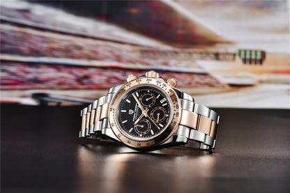 2026 New PAGANI DESIGN Mens Quartz Watches Top Brand Luxury Business Watch For Men Stainless Steel Waterproof Chronograph Clock