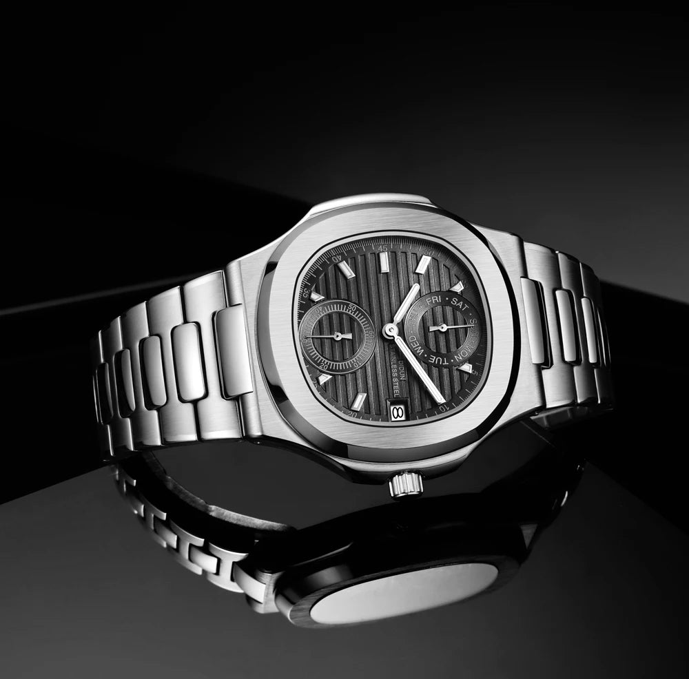 Men Watches TOP Luxury Brand Chronograph Sports Clock Men Quartz Stainless Steel Watch Male Business Wristwatch Waterproof
