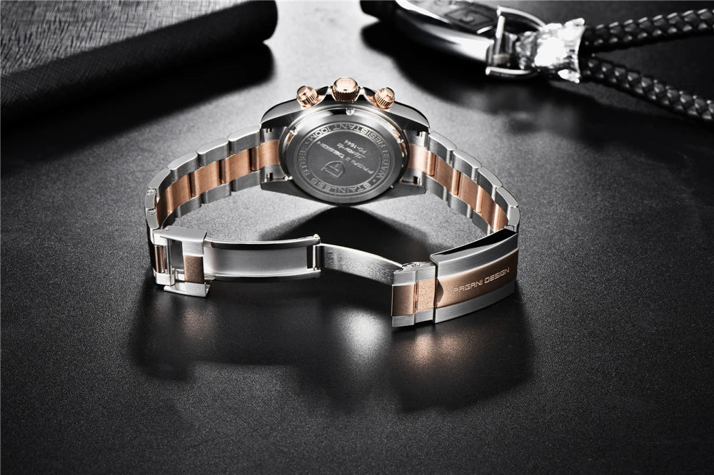 2026 New PAGANI DESIGN Mens Quartz Watches Top Brand Luxury Business Watch For Men Stainless Steel Waterproof Chronograph Clock