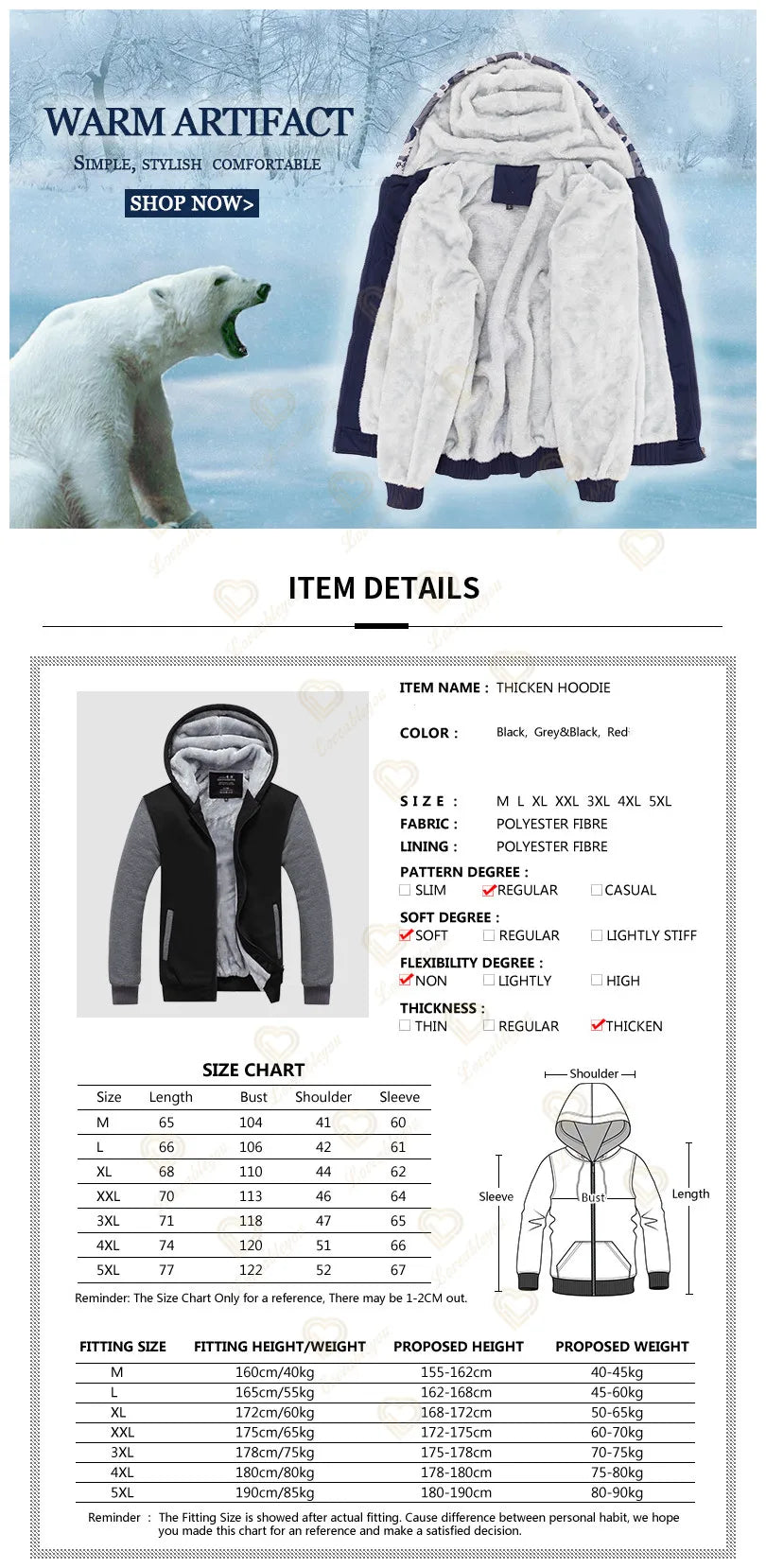Hanorace luminescente „Winter Warm Fortnite” pentru bărbați și femei, hanorace de joc și cosplay, din fleece gros, cu fermoar, jachete și paltoane pentru cupluri