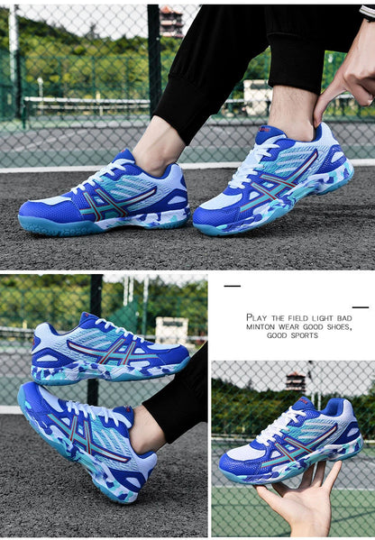2022 New Women Sneakers Men Badminton Shoes Light Black Breathable Female Outdoor Sports Training Women Athletics Sports Green