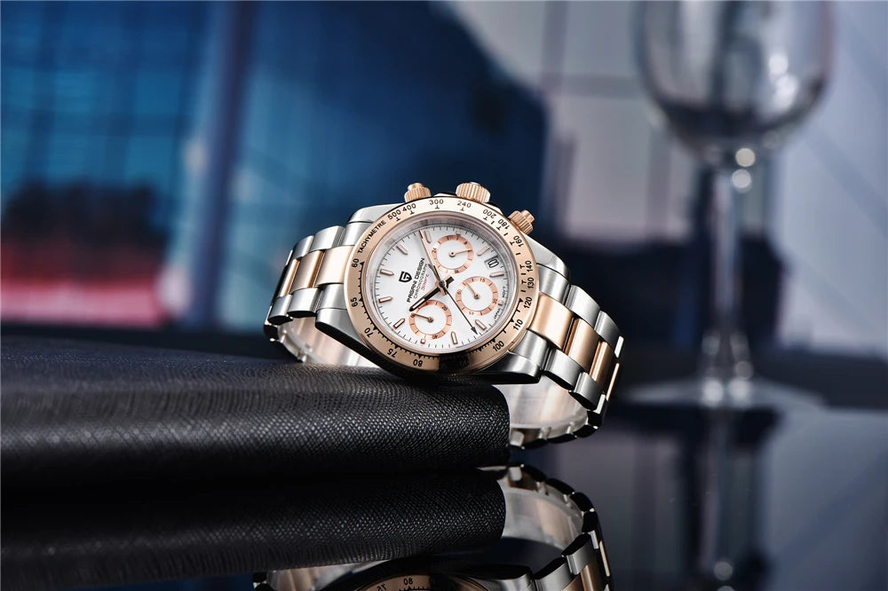 2026 New PAGANI DESIGN Mens Quartz Watches Top Brand Luxury Business Watch For Men Stainless Steel Waterproof Chronograph Clock