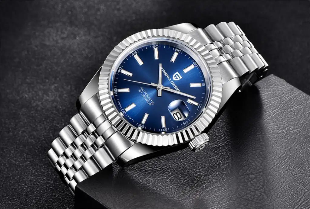 PAGANI DESIGN 8215 Movement Men Mechanical Wristwatches Sapphire Glass Luxury Watch for Men Steel 100M Waterproof Clock PD1645