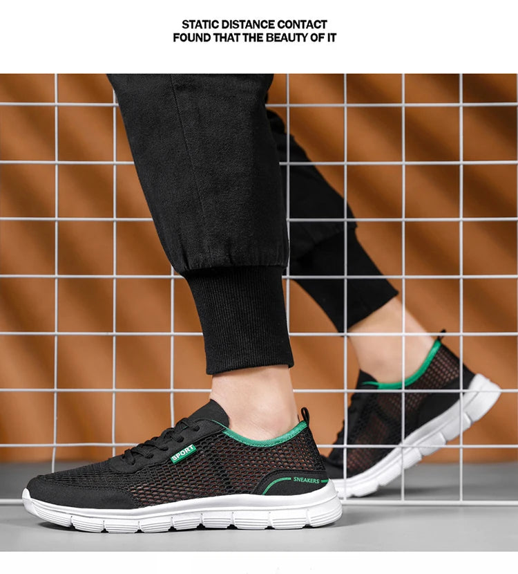Men Aqua Shoes Outdoor Breathable Beach Shoes Lightweight Quick-Drying Wading Shoes Sport Water Camping Sneakers Shoes