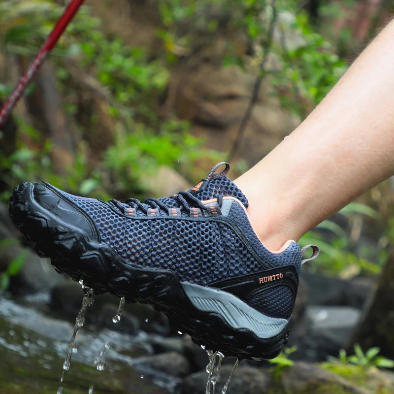 HUMTTO Pánské turistické boty Prodyšné outdoorové sportovní lezecké boty Lovecké boty Dámské trekové tenisky Kotníkové boty Taktické boty