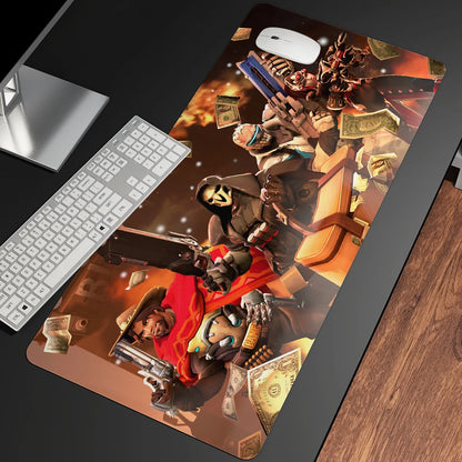 XXL Gaming Anime Mouse Pad Large Mouse Mat Girl Keyboard Computer PC  Edge Desk Mat For Overwatch/cs Go Gamer Mousepad