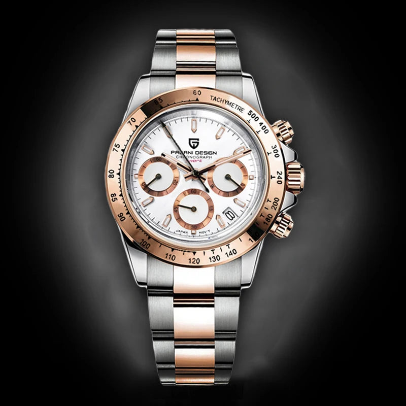 2026 New PAGANI DESIGN Mens Quartz Watches Top Brand Luxury Business Watch For Men Stainless Steel Waterproof Chronograph Clock
