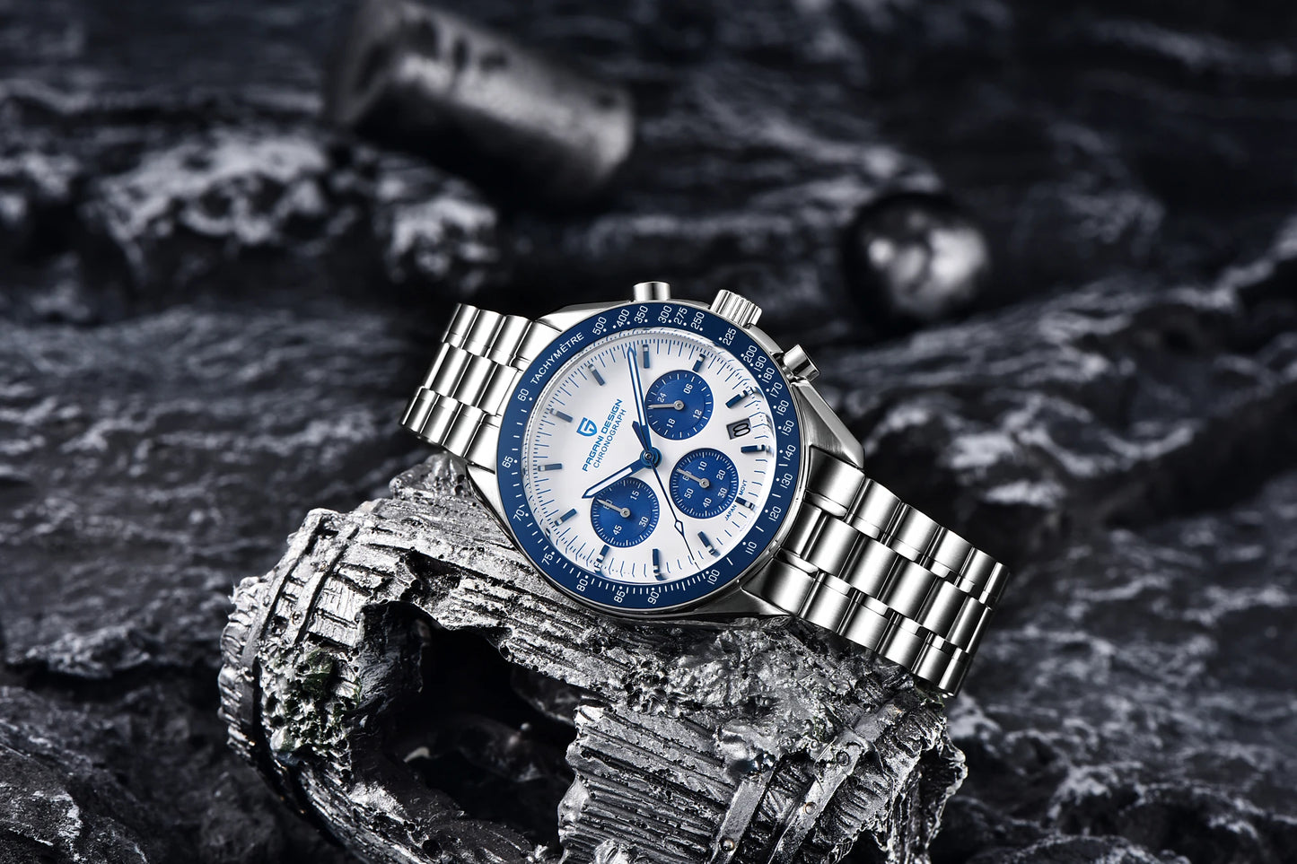 PAGANI DESIGN 2026 New CK2988 Moon Watches Retro Top Luxury Quartz Watch For Men Sapphire glass Speed Chronograph Wristwatch Men