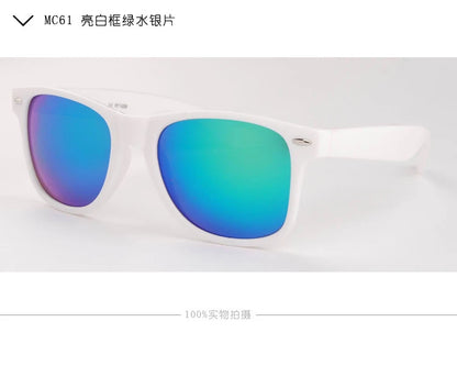 New Brand cool sunglasses New white pc frame Glasses Men Women Sun Glasses Sun Goggles Eyewear Unisex Sunglasses male female