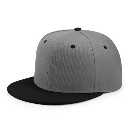 Partihandel 40 färger Justerbara platta snapback-kepsar med skärm Dam Mode Polyester Enfärgad basebollkeps Herr Hiphop Blank sportkeps