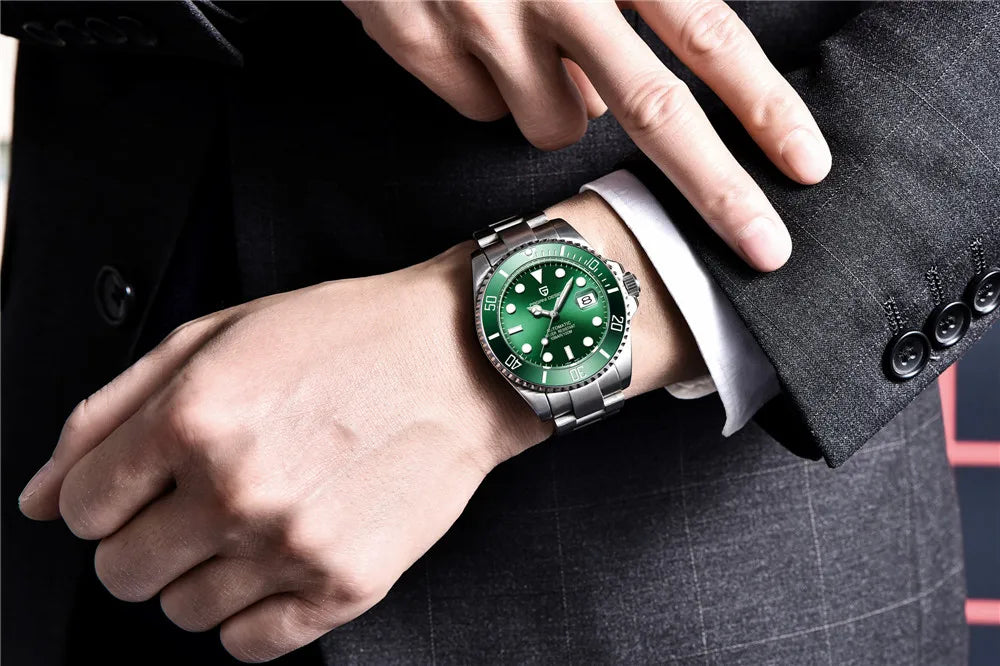 PAGANI DESIGN 2026 New Men's Watches Top Luxury Gold Automatic Mechanical Wrist Watch Men Stainless Steel Waterproof Men Watch