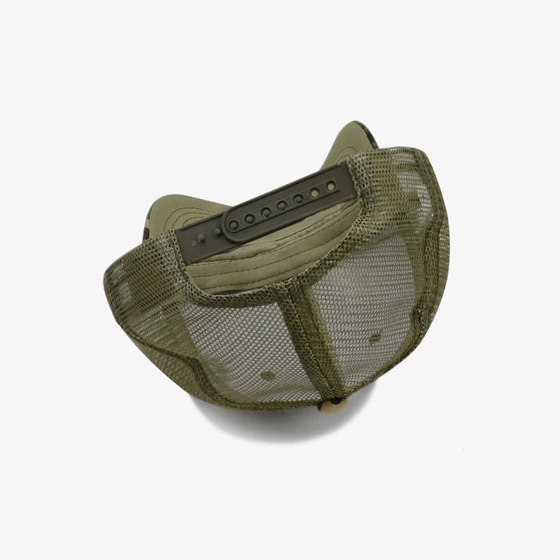 COKK Maskovací baseballová čepice pro muže, letní čepice typu snapback pro ženy, prodyšná sportovní síťovaná čepice, sluneční čepice, sluneční clona, golfová čepice, nastavitelná, pro dospělé