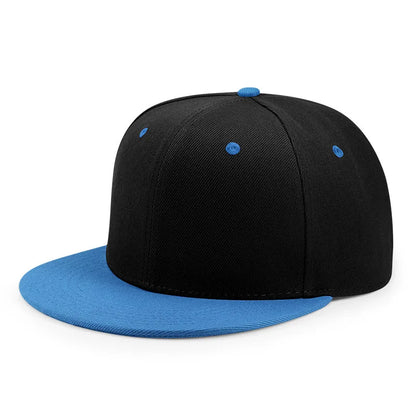 Partihandel 40 färger Justerbara platta snapback-kepsar med skärm Dam Mode Polyester Enfärgad basebollkeps Herr Hiphop Blank sportkeps